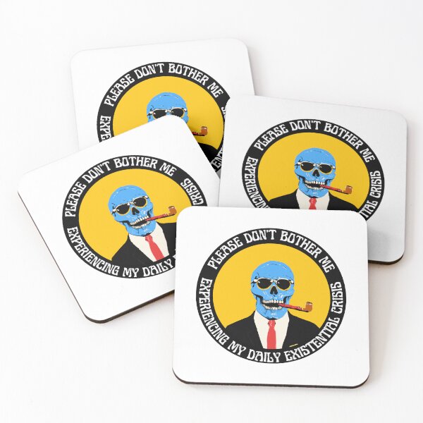 Item preview, Daily Existential Crisis Pop Art Skull designed and sold by PVSKI.