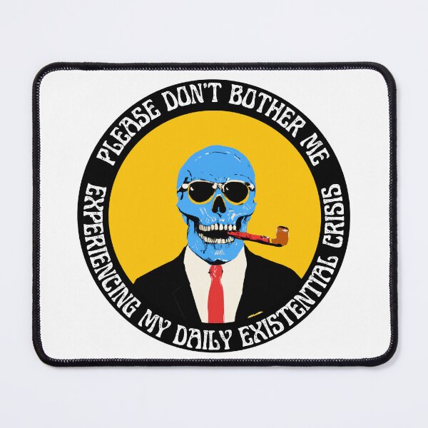 Artikelvorschau, Daily Existential Crisis Pop Art Skull entworfen und verkauft von PVSKI.