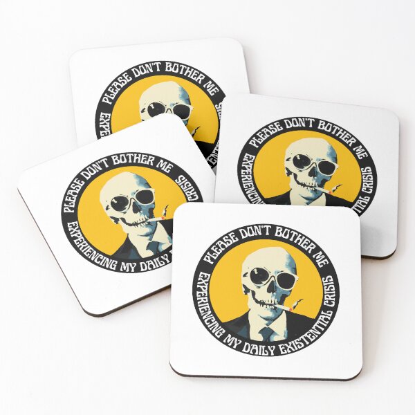 Item preview, Daily Existential Crisis Pop Art Skull designed and sold by PVSKI.