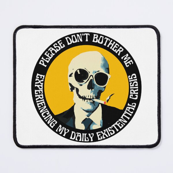 Artikelvorschau, Daily Existential Crisis Pop Art Skull entworfen und verkauft von PVSKI.