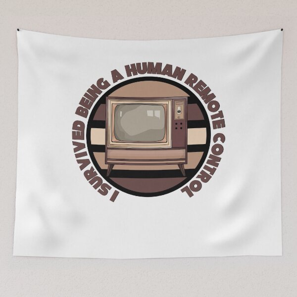 Item preview, Retro I Survived Being A Remote Control  designed and sold by GarnersDesigns.