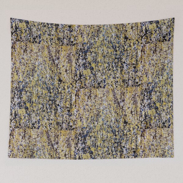 Item preview, Yellow Splatter Painting  designed and sold by Grey Robinson.
