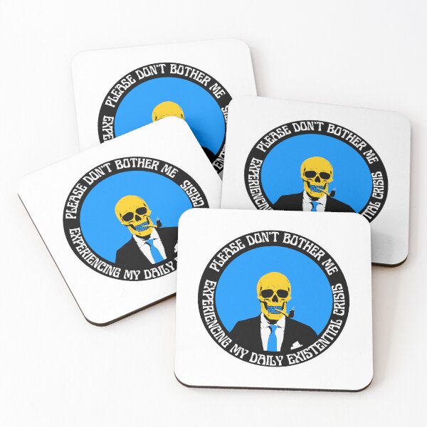 Aperçu de l'œuvre Daily Existential Crisis Pop Art Skull créée et vendue par PVSKI.