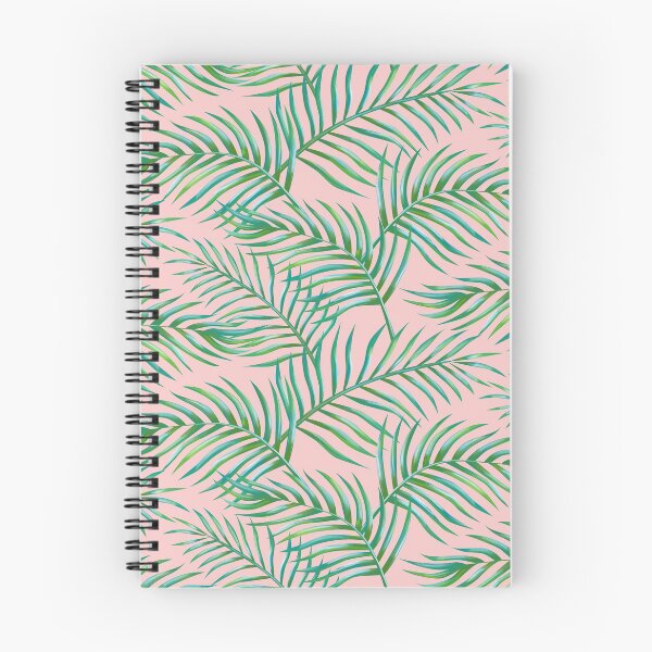 Item preview, Palm Leaves_Bg Rose Quartz designed and sold by miavaldez.