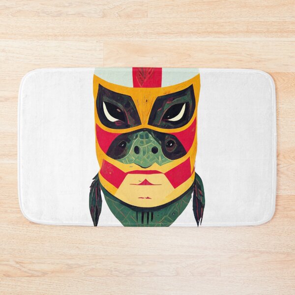 Item preview, Tortuga Lucha Portrait of Turtle Luchador designed and sold by PlanetaLucha.