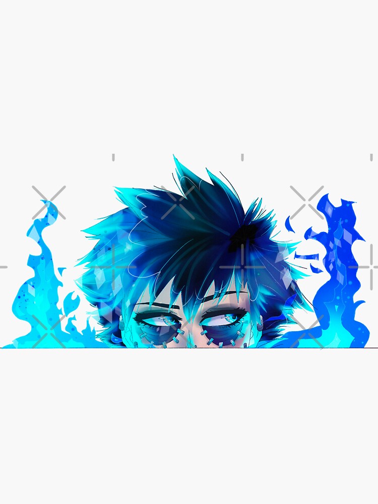 "Fire Quirk Peeker" Sticker for Sale by Redbubble