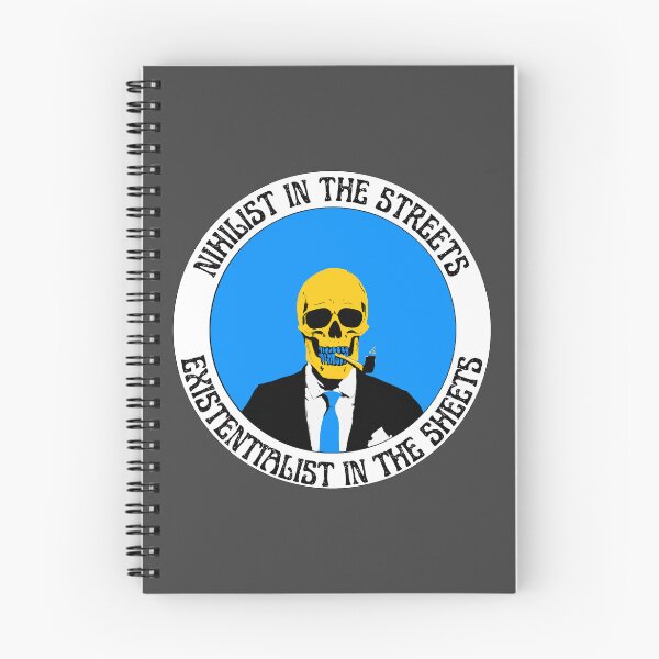 Item preview, Nihilist In The Streets, Existentialist In The Sheets Pop Art Skull designed and sold by PVSKI.