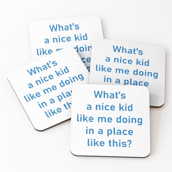 Item preview, What's a nice kid like me doing in a place like this? designed and sold by PunkDeadBoy.