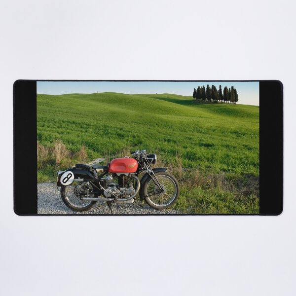 Item preview, Gilera Otto Bulloni "Milano-Taranto" at a Cypress forest in Tuscany designed and sold by twixt-two-wheels.