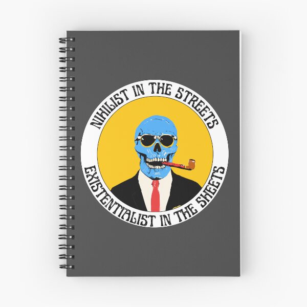 Item preview, Nihilist In The Streets, Existentialist In The Sheets Pop Art Skull designed and sold by PVSKI.