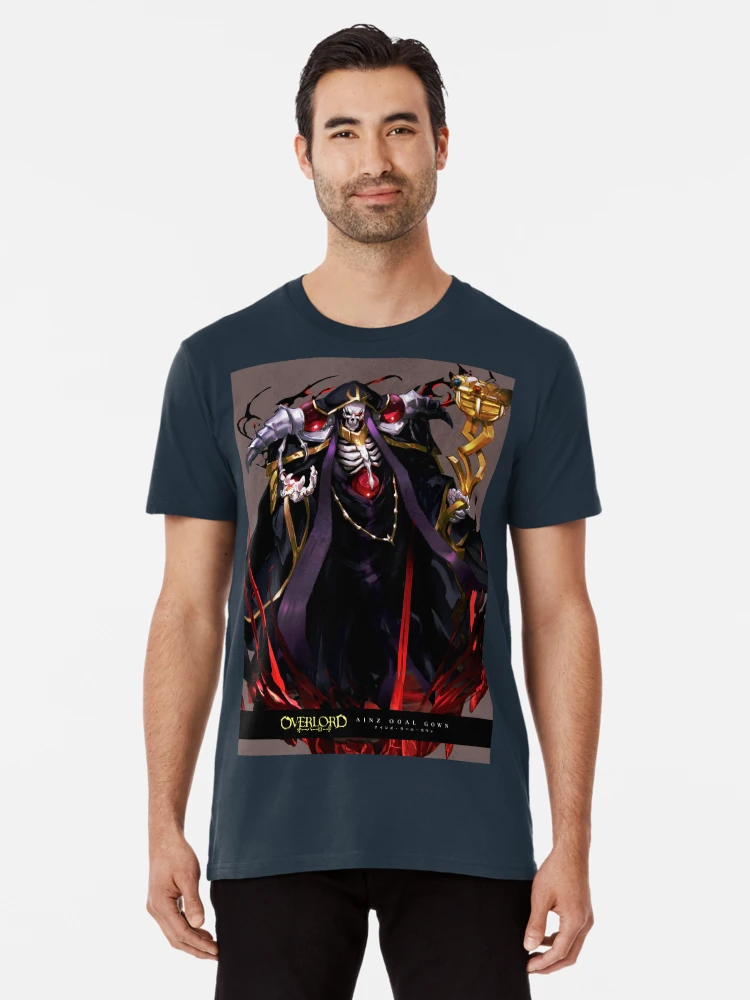 Blusa Camisa Anime Overlord Personagens Ainz Ooal G2184