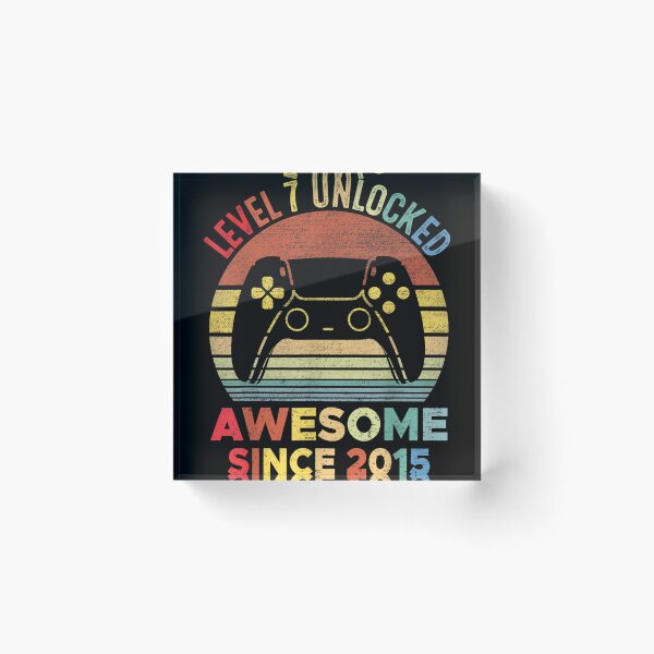 Item preview, Best Of 2015 Unlocked Level 7 Video Game Vintage Birthday  designed and sold by sarahbennetth.