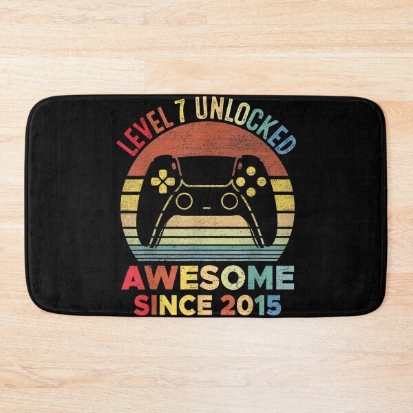 Item preview, Best Of 2015 Unlocked Level 7 Video Game Vintage Birthday  designed and sold by sarahbennetth.