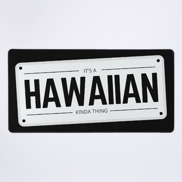 Item preview, Its a HAWAIIAN kinda thing number plate designed and sold by 133DandC.
