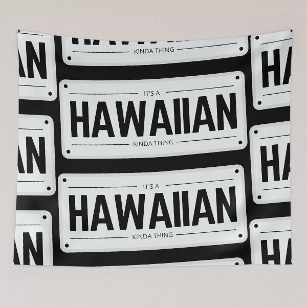 Item preview, Its a HAWAIIAN kinda thing number plate  designed and sold by 133DandC.