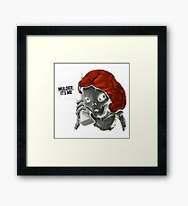 Alien mulder Framed Print
