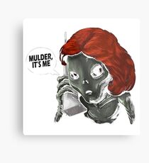 Alien mulder Metal Print