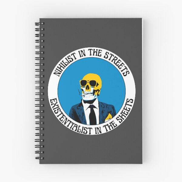 Item preview, Nihilist In The Streets, Existentialist In The Sheets Pop Art Skull designed and sold by PVSKI.