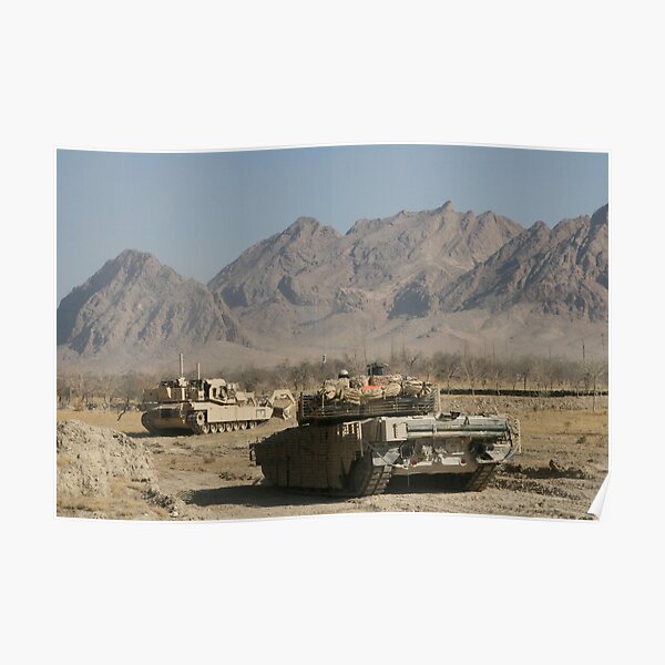 Marines conduct combat operations in Now Zad, Afghanistan, during Operation Cobra's Anger. Poster