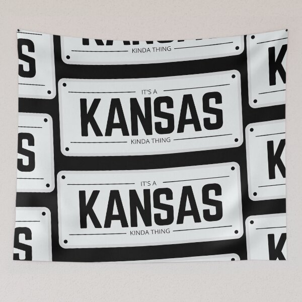 Item preview, Its a KANSAS kinda thing number plate  designed and sold by 133DandC.