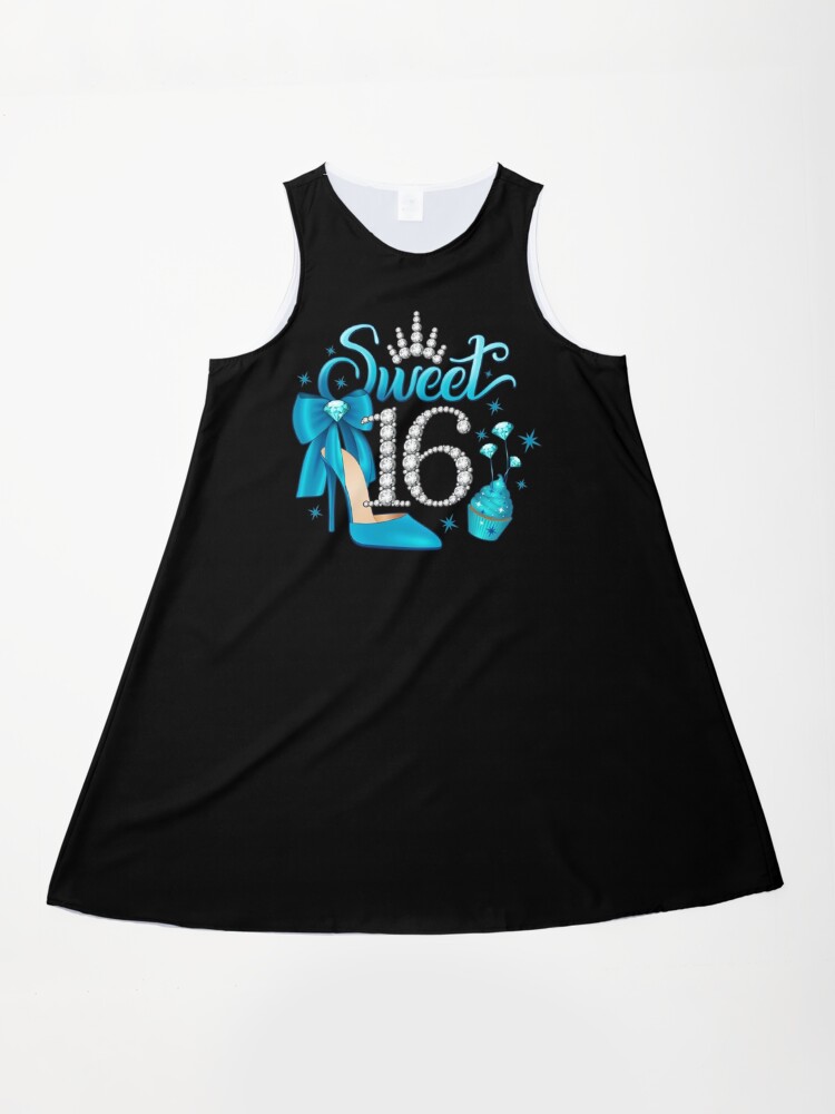 16th Birthday. Sweet 16 girl's" A-Line Dress for Sale by iclipart |  Redbubble