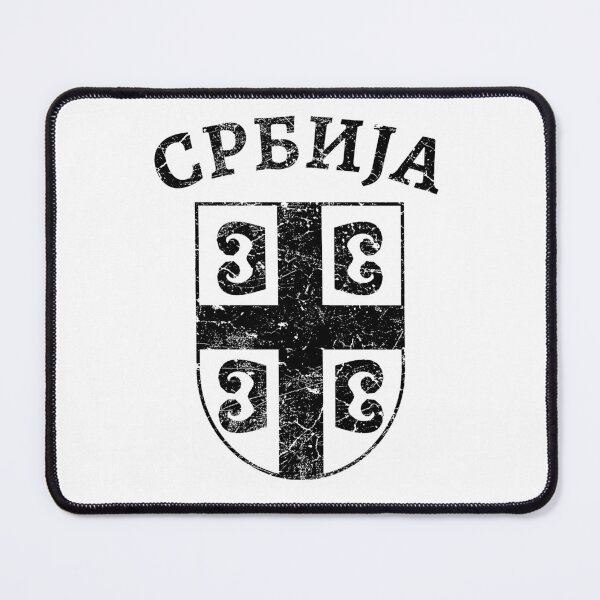 Item preview, Serbian coat of arms with Cyrillic script designed and sold by Mila1946.