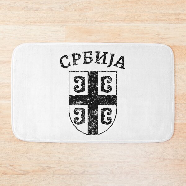 Item preview, Serbian coat of arms with Cyrillic script designed and sold by Mila1946.