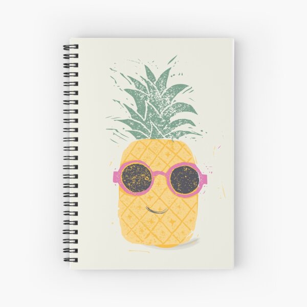 Pineapple dude Spiral Notebook