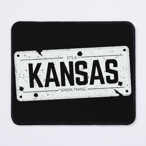 Item preview, Its a KANSAS kinda thing number plate distressed designed and sold by 133DandC.
