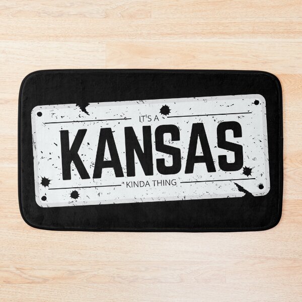 Item preview, Its a KANSAS kinda thing number plate distressed designed and sold by 133DandC.