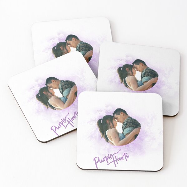 Item preview, purple heart cassie & luke designed and sold by prettyfemme.
