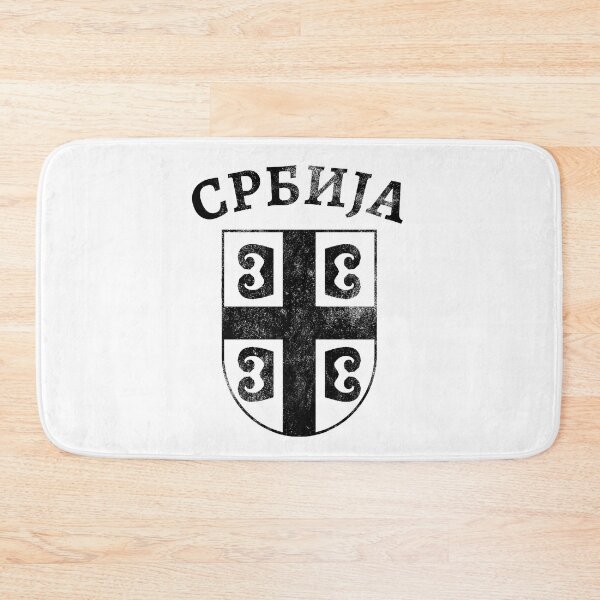 Item preview, Serbian coat of arms with Cyrillic script designed and sold by Mila1946.