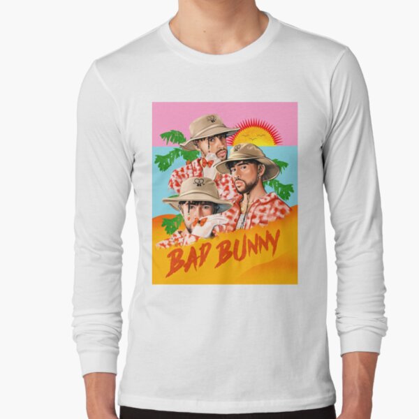 Bad Bunny in Los Angeles Baseball Jersey Poster for Sale by OmoYolo