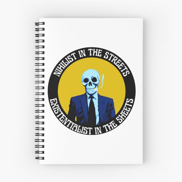 Item preview, Nihilist In The Streets, Existentialist In The Sheets Pop Art Skull designed and sold by PVSKI.