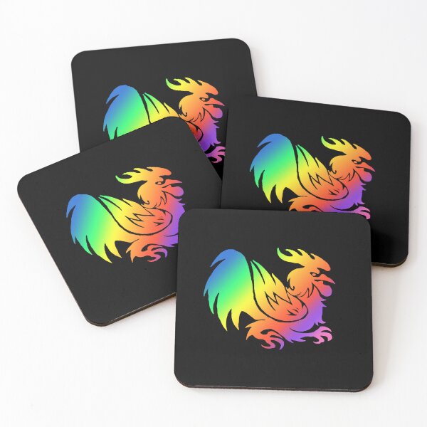 Item preview, Multicolor Rooster Emblem designed and sold by Nealoc.