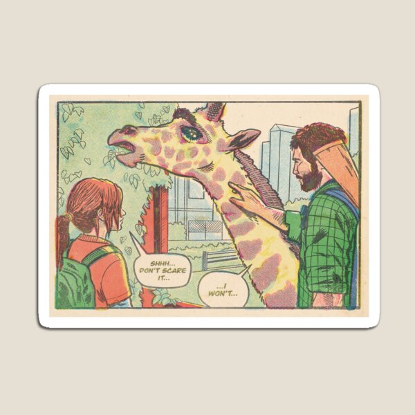 Item preview, Giraffe scene comic panel fan art designed and sold by MarkScicluna.