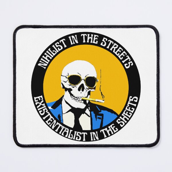 Item preview, Nihilist In The Streets, Existentialist In The Sheets Pop Art Skull designed and sold by PVSKI.