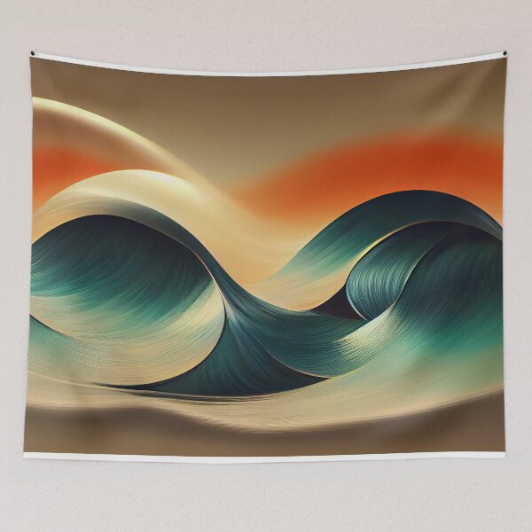 Item preview, Wave Patterns  - Created by A.I. designed and sold by Created-by-AI.
