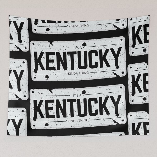 Item preview, Its a KENTUCKY kinda thing number plate distressed designed and sold by 133DandC.
