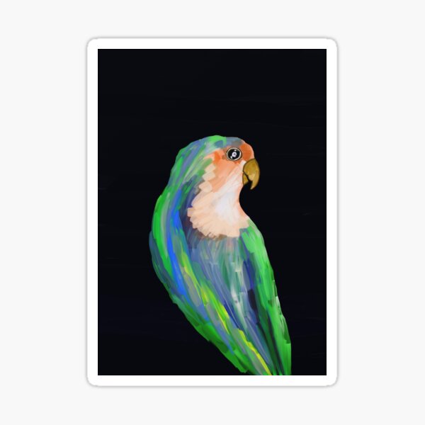 Item preview, Inseparabile Agapornis designed and sold by Silvia Galliani.