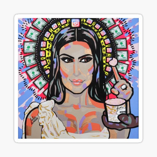 Kim Kardashian & HaagenD Sticker