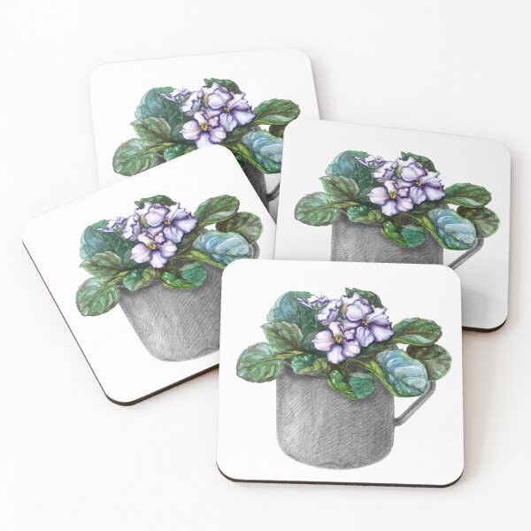 Item preview, Mug with violets designed and sold by stasia-ch.