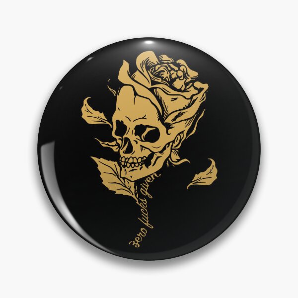 Item preview, Skull Rose Zero Lucks Given Vintage designed and sold by ChristYoung90.