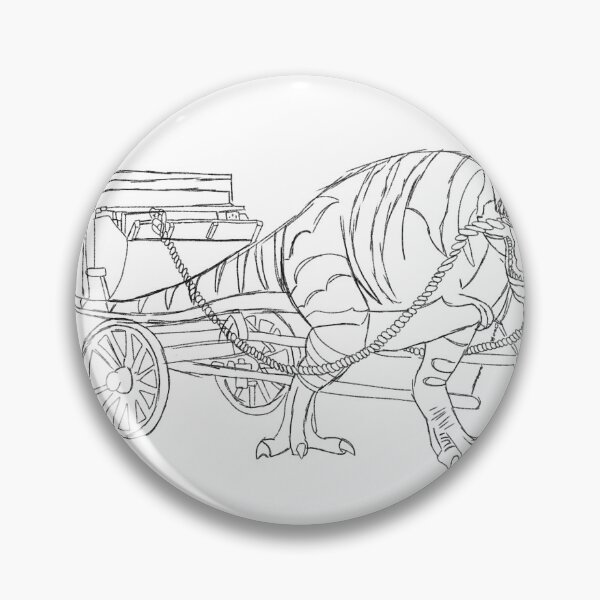 Item preview, Dinosaur Pulling A Cart designed and sold by torandunne.