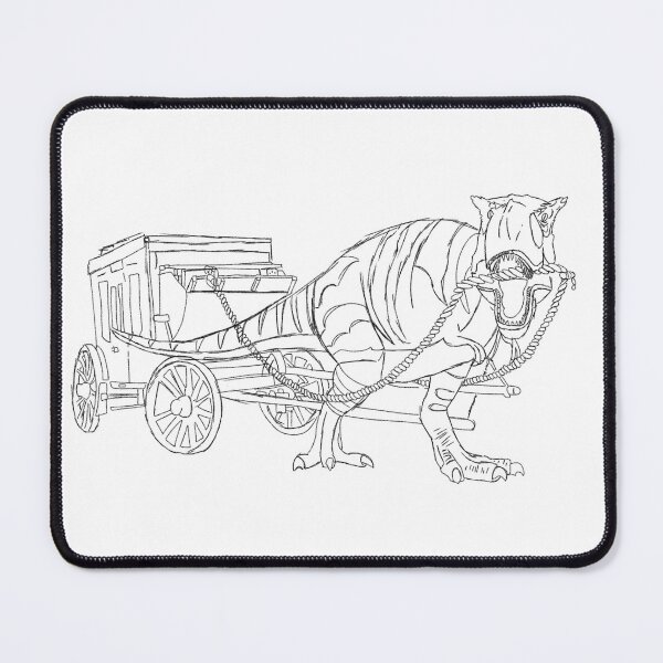 Item preview, Dinosaur Pulling A Cart designed and sold by torandunne.