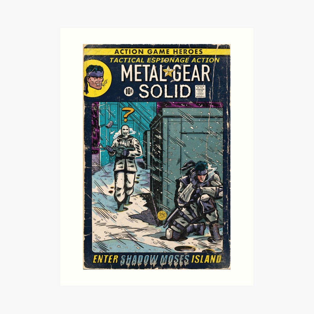 Metal Gear Solid - 'Enter Shadow Moses' Comic Book Fan Art | Journal