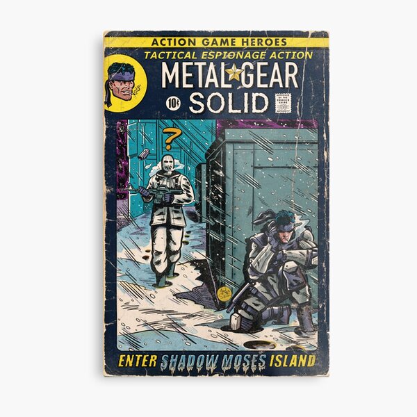 Metal Gear Solid - 'Enter Shadow Moses' Comic Book Fan Art | Art Board Print