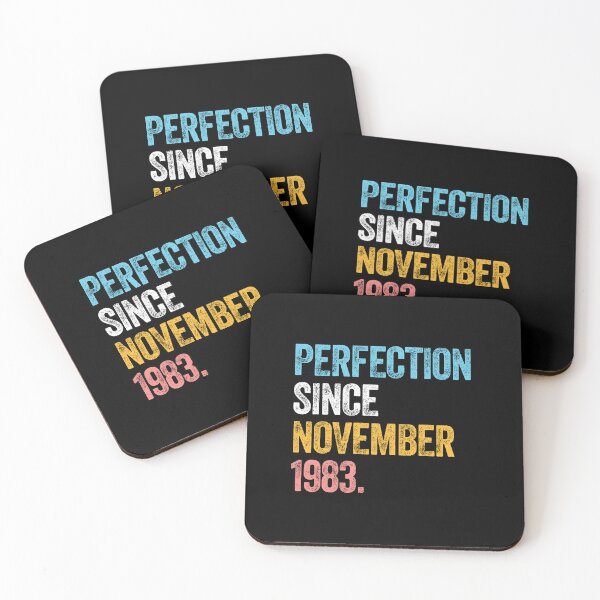 Item preview, PERFECTION SINCE NOVEMBER 1983 40 Years Old Birthday Wedding Gift  designed and sold by w1ckerman.