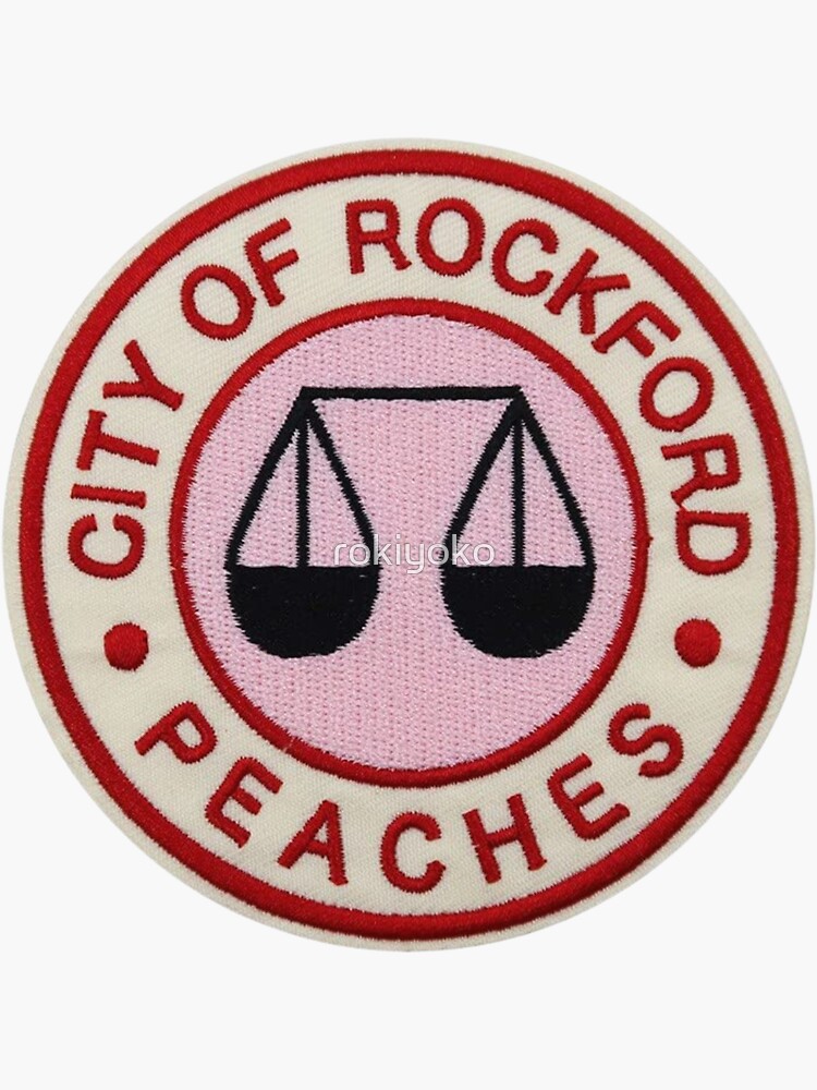 Deluxe City of Rockford Peaches Men's Adult Jersey costume set