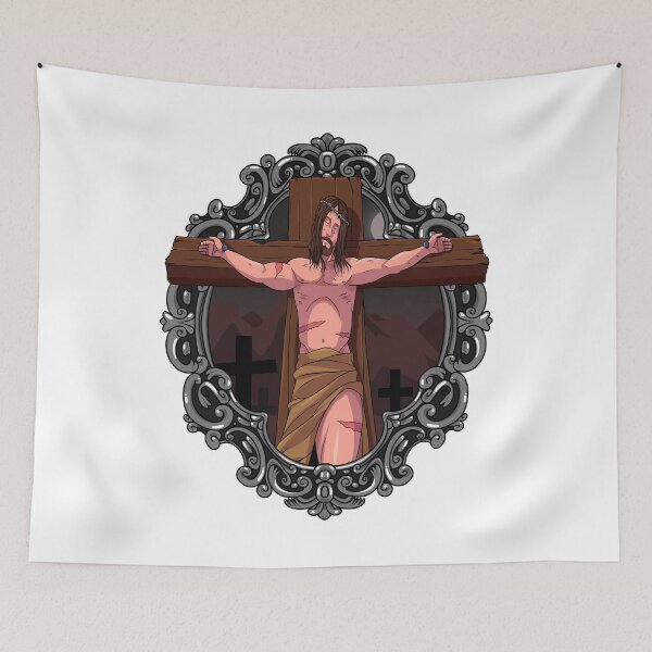 Item preview, Jesus Christ Christian God Religious Savior Cross Repent designed and sold by Nosek1ng.